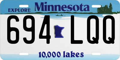 MN license plate 694LQQ