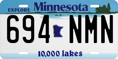 MN license plate 694NMN