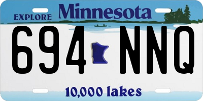 MN license plate 694NNQ