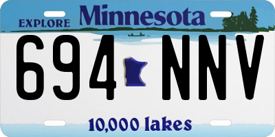 MN license plate 694NNV