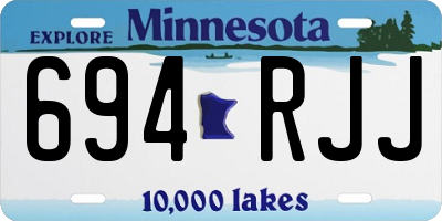 MN license plate 694RJJ