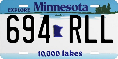 MN license plate 694RLL