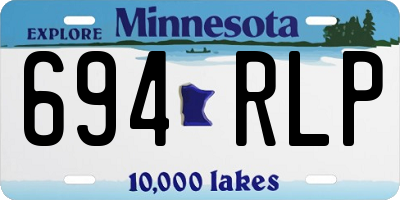 MN license plate 694RLP