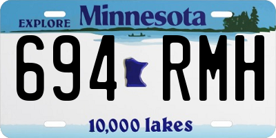 MN license plate 694RMH