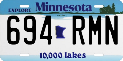 MN license plate 694RMN