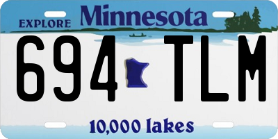 MN license plate 694TLM