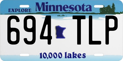 MN license plate 694TLP