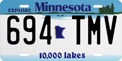 MN license plate 694TMV