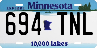 MN license plate 694TNL