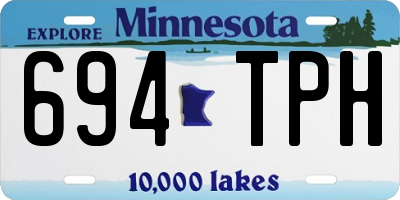 MN license plate 694TPH