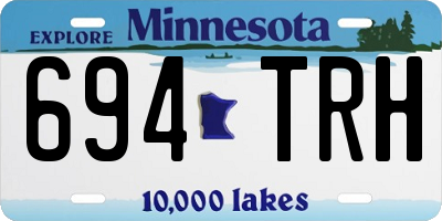 MN license plate 694TRH