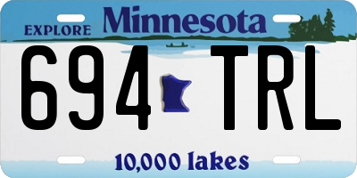 MN license plate 694TRL
