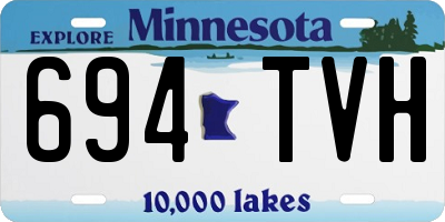 MN license plate 694TVH