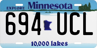 MN license plate 694UCL