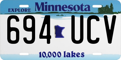 MN license plate 694UCV