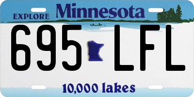 MN license plate 695LFL