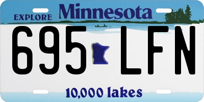 MN license plate 695LFN