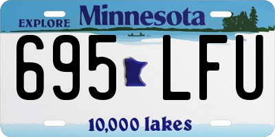 MN license plate 695LFU