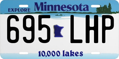 MN license plate 695LHP