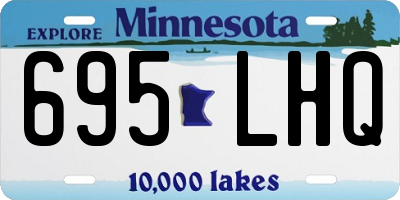 MN license plate 695LHQ