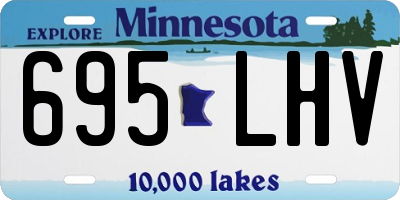 MN license plate 695LHV