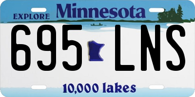 MN license plate 695LNS