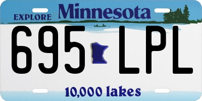 MN license plate 695LPL