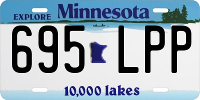 MN license plate 695LPP
