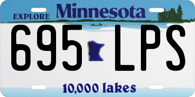 MN license plate 695LPS
