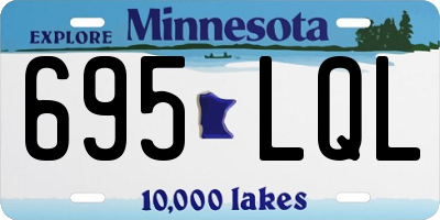 MN license plate 695LQL
