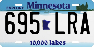 MN license plate 695LRA