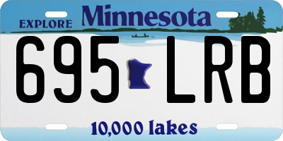MN license plate 695LRB