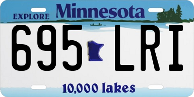 MN license plate 695LRI