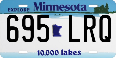 MN license plate 695LRQ