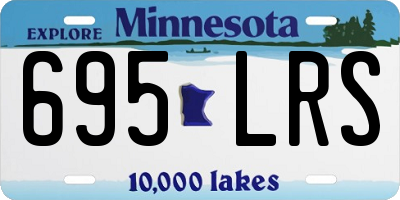 MN license plate 695LRS