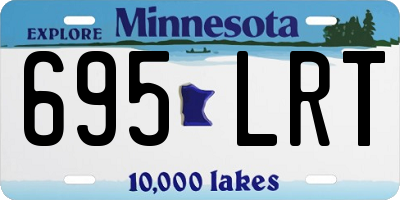 MN license plate 695LRT