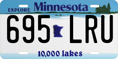 MN license plate 695LRU