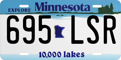 MN license plate 695LSR