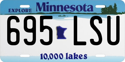 MN license plate 695LSU