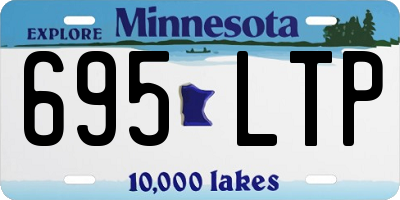 MN license plate 695LTP