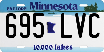 MN license plate 695LVC