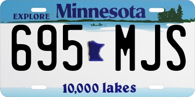 MN license plate 695MJS