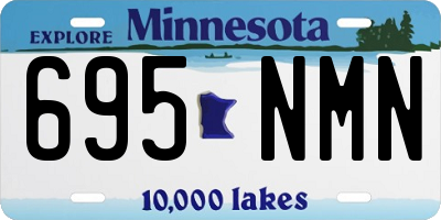 MN license plate 695NMN