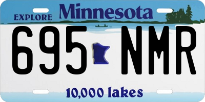 MN license plate 695NMR