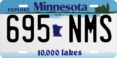 MN license plate 695NMS