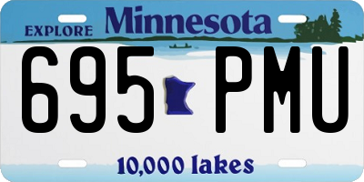 MN license plate 695PMU