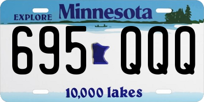 MN license plate 695QQQ
