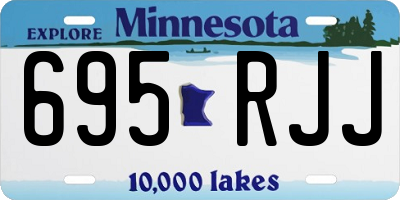 MN license plate 695RJJ