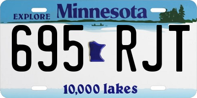 MN license plate 695RJT