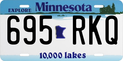 MN license plate 695RKQ